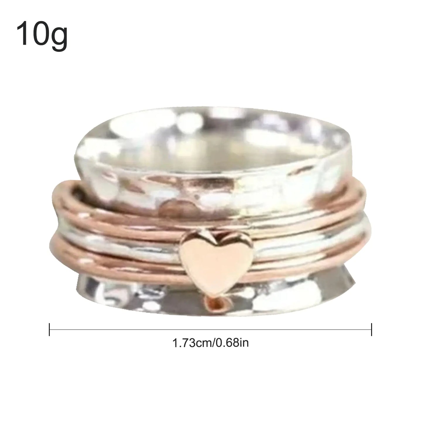 Heart Spinner Rings: Embrace Self-Love and Style
