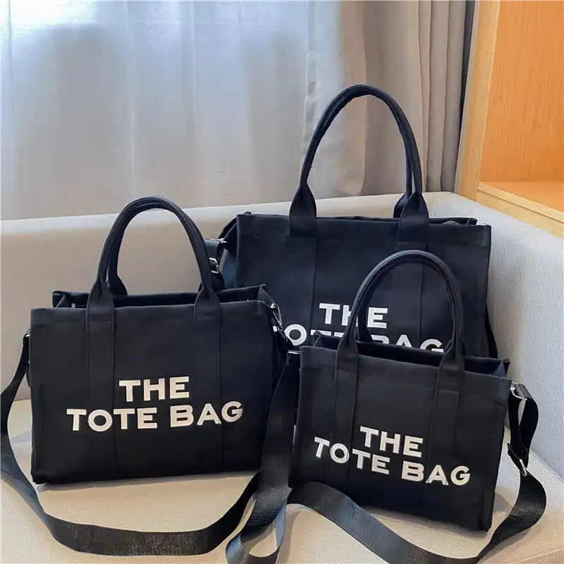 Grandes sacs fourre-tout en toile pour femmes