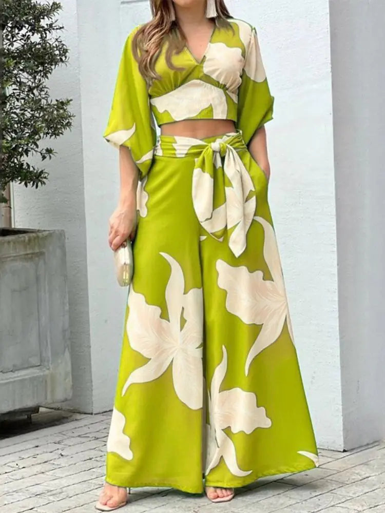 Vestido Elegante de Verano para Mujeres con Botones y Mangas Cortas Fruncidas