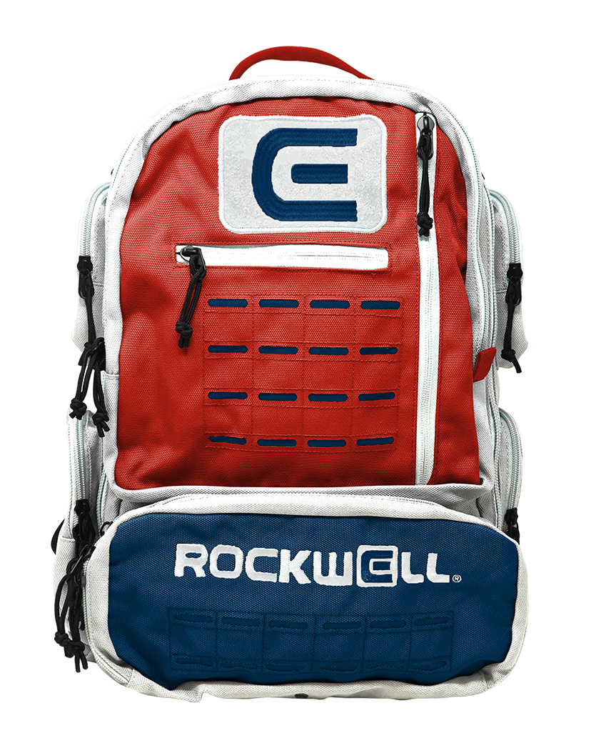 Ruck - Mochila Deluxe de 26 Litros en Rojo, Blanco y Azul