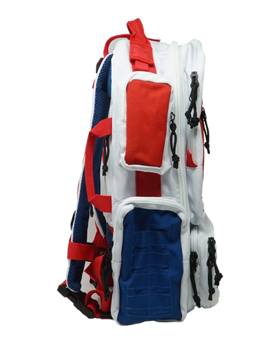 Ruck - 26 Liter Deluxe Backpack in Red, White & Blue