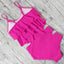 RuffleWave Chic High Waist Bikini & Tankini Set
