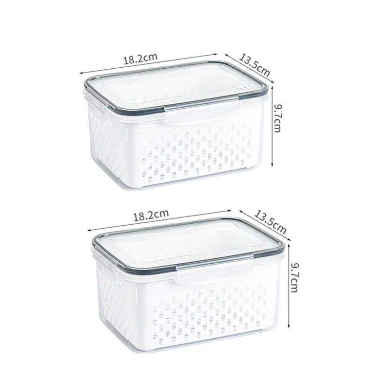 Boîtes de rangement réfrigérateur premium pour une fraîcheur organisée