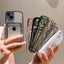 Coque de portefeuille transparente pour iPhone