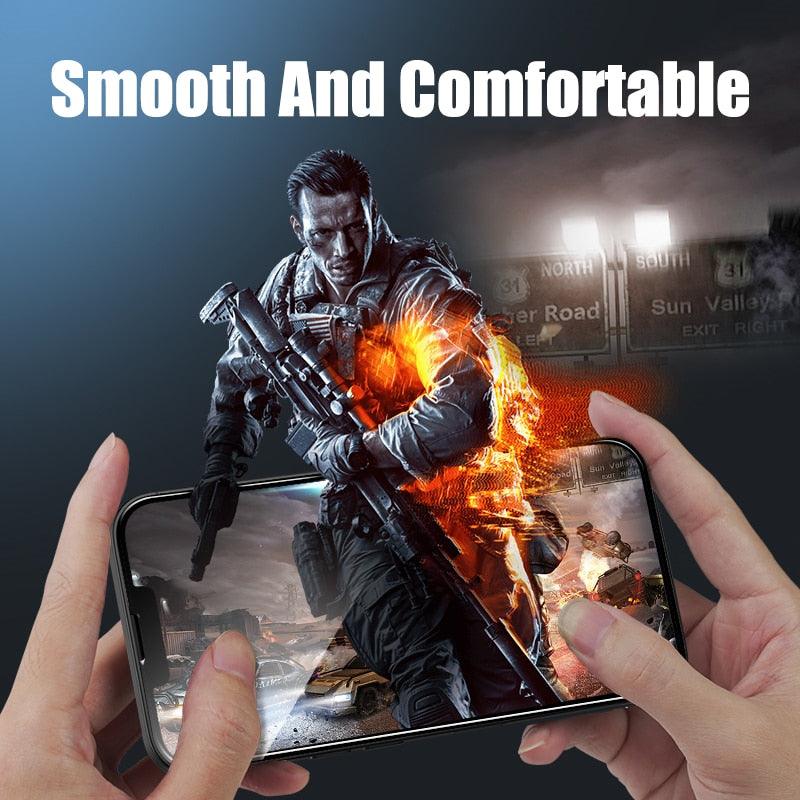 4Pcs Full Cover Tempered Glass Screen Protector for iPhone