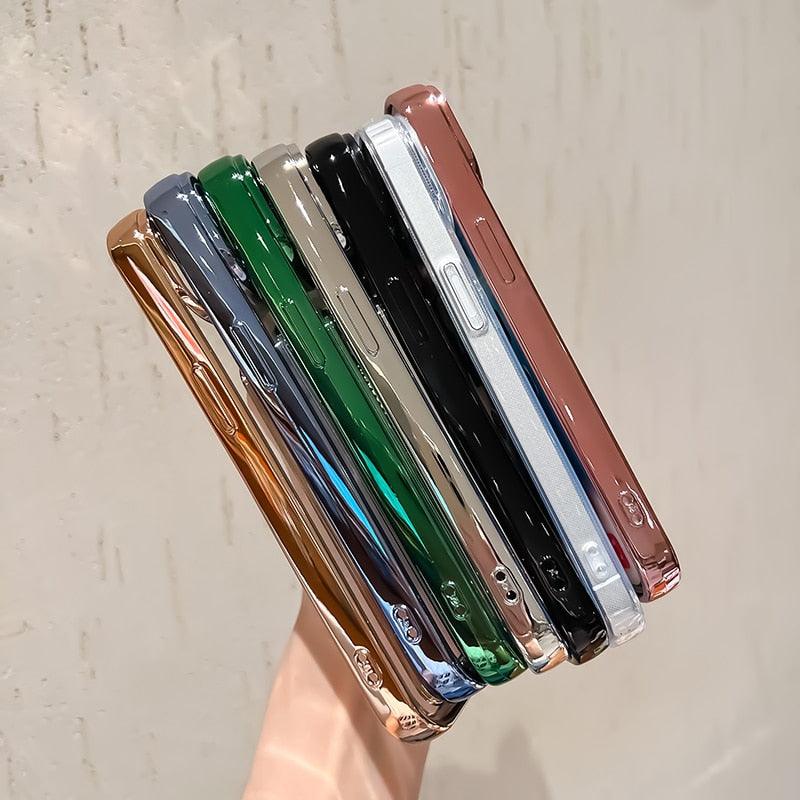 Coque de portefeuille transparente pour iPhone