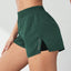 Pantalones Cortos de Yoga Falsos de Dos Piezas para Mujeres