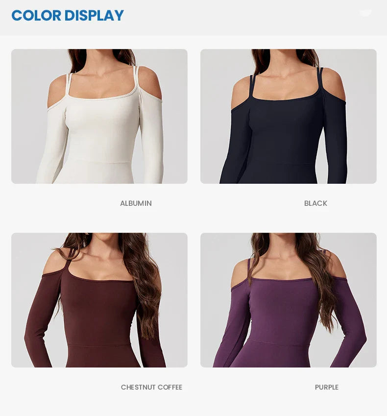 Combinaison de yoga évasée pour femmes pour un mode de vie actif