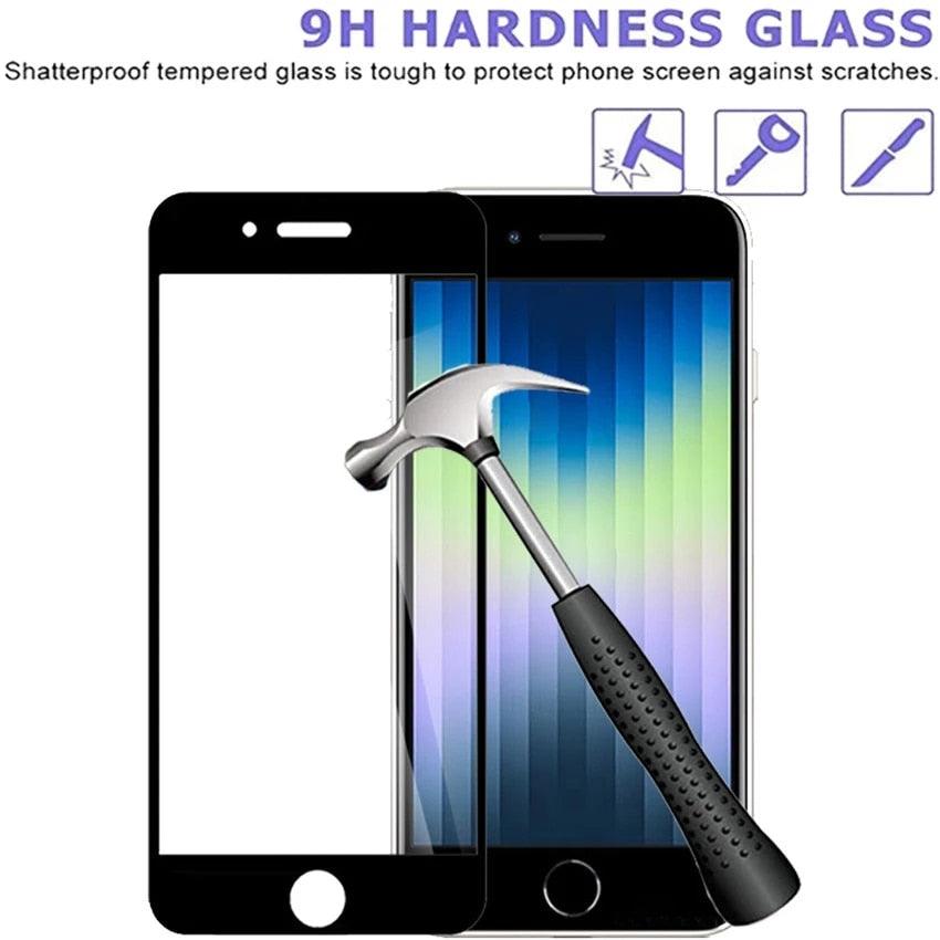 Protecteur d'écran en verre trempé complet 3PCS pour iPhone