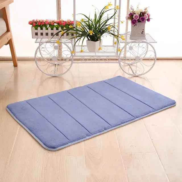 Tapis de bain en mousse à mémoire super absorbante