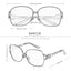 Lunettes de soleil surdimensionnées polarisées pour femmes BARCUR - Monture noire chic