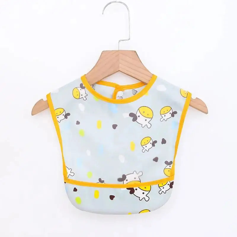 Bavoir imperméable à manches longues premium pour enfants