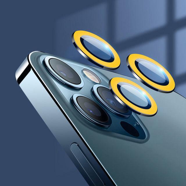 Cubierta de cámara de vidrio templado 9H para iPhone - Protección premium