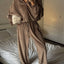 Ensemble de Sweat à Capuche et Pantalons en Velours pour Femmes