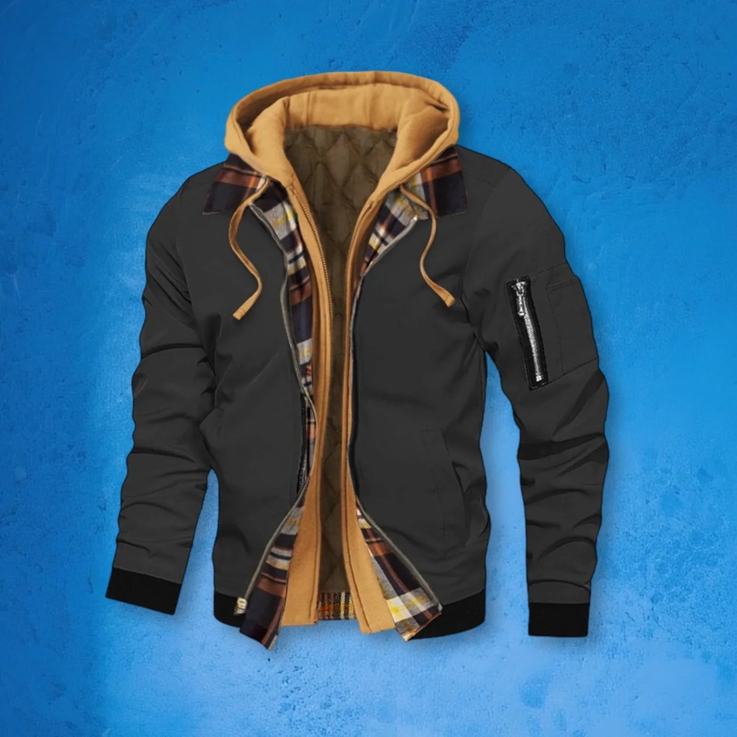 Veste à capuche ChillGuard pour homme - Élégante deux-en-un