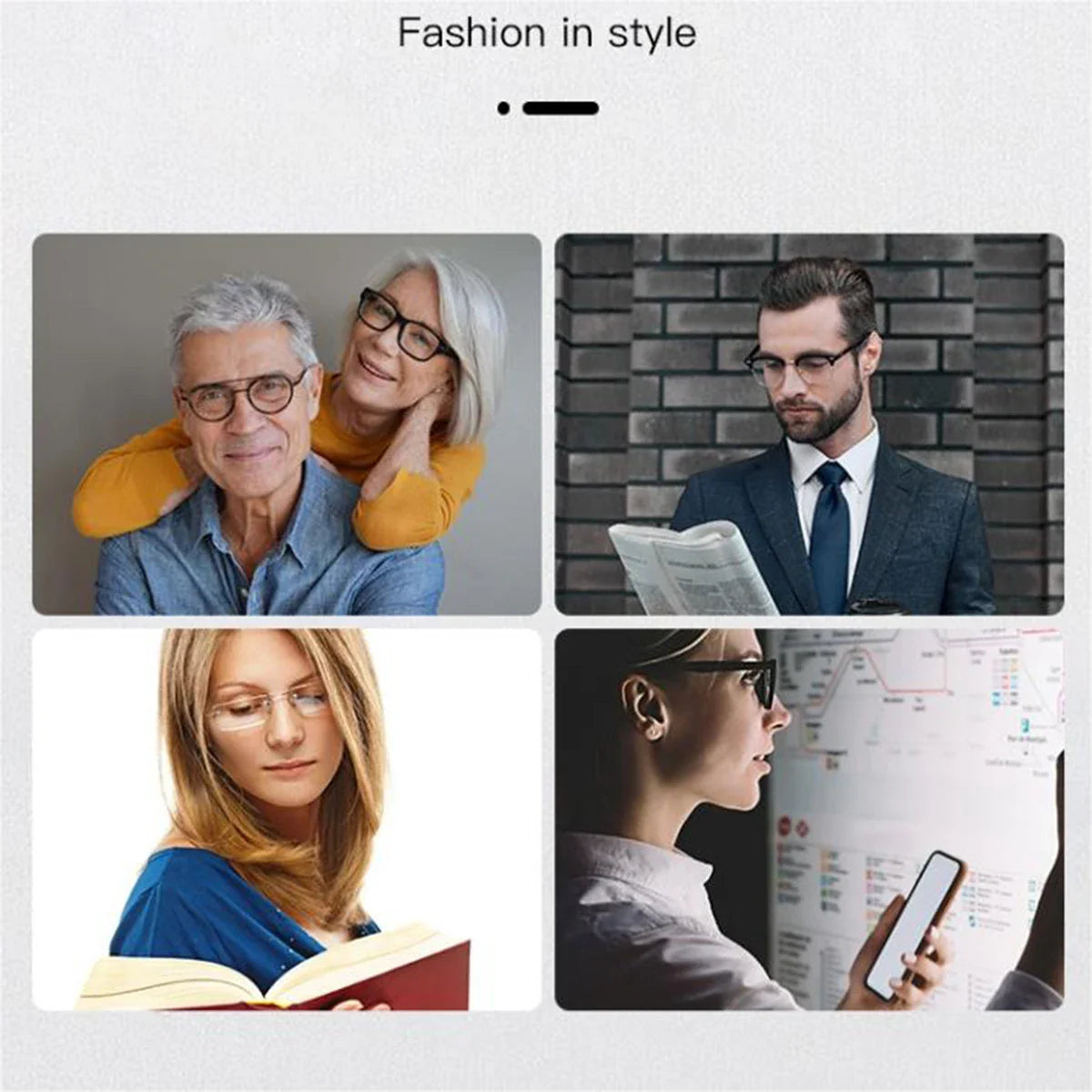 Gafas de lectura retro con patrón de leopardo BARCUR para una visión con estilo