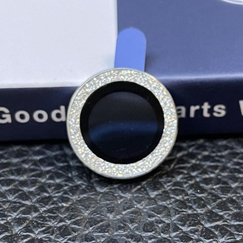 Sparkling Diamond Camera Lens Protector for iPhone 14/13/12/11 Pro Max - Premium Glittering Metal Ring - Korvel