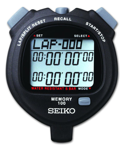 SEIKO S056 Premium Stopwatch with 100 Lap Memory - Korvel
