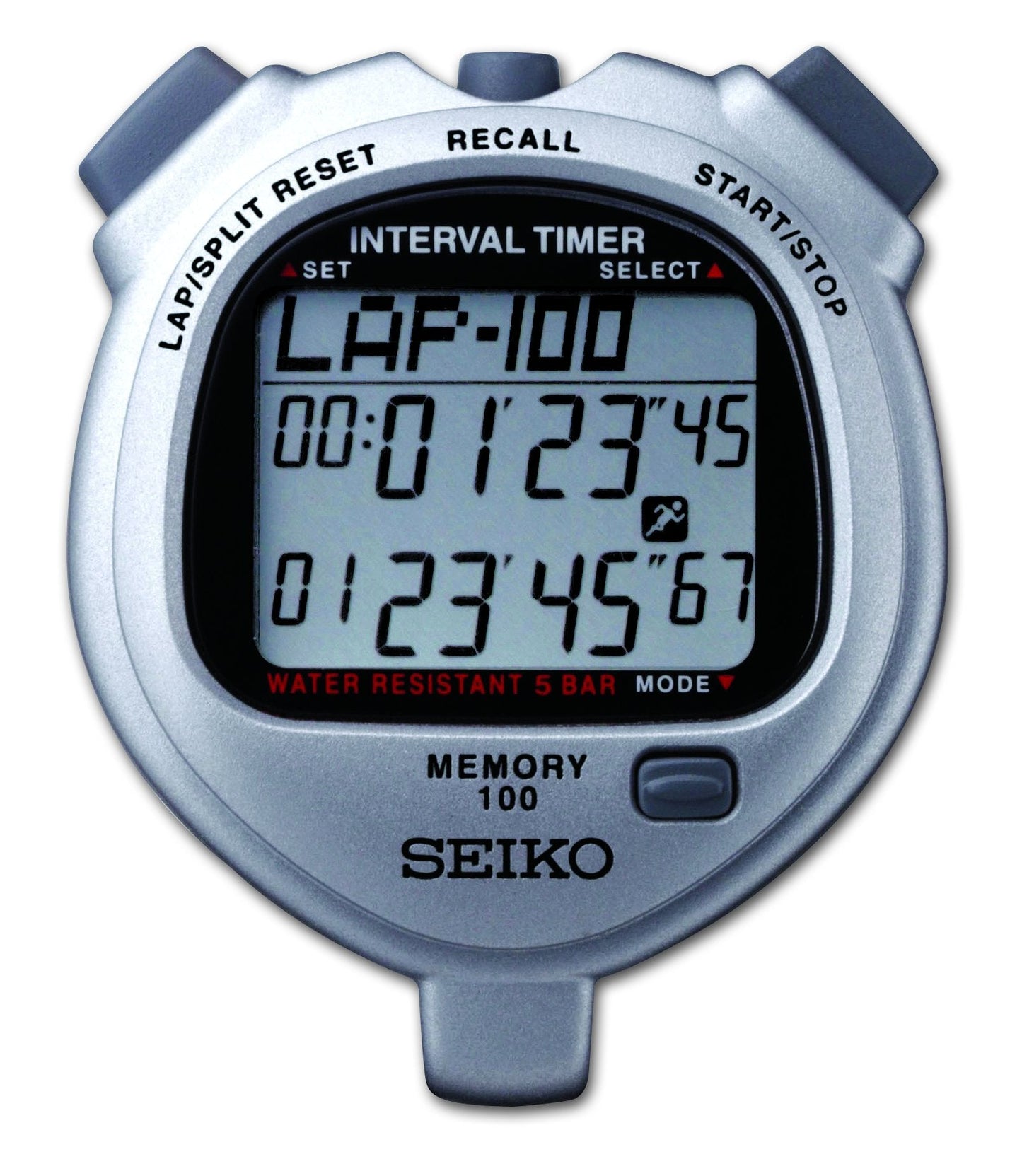 SEIKO S057 - Advanced Dual Timer with 100 Lap Memory - Korvel