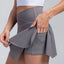 Women Pleated Tennis Skirt with Pockets