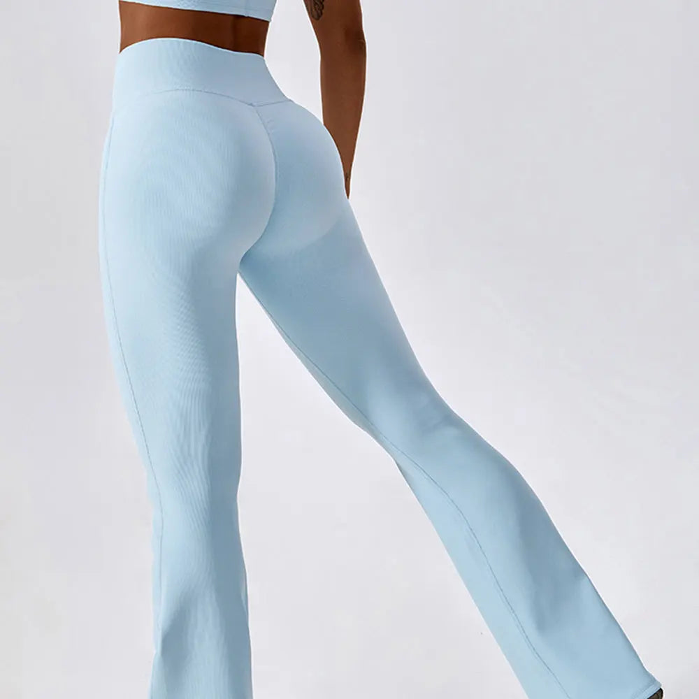 Pantalons de yoga taille haute FlareFit pour femmes