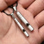 Alloy Whistle Necklace - Stylish and Functional