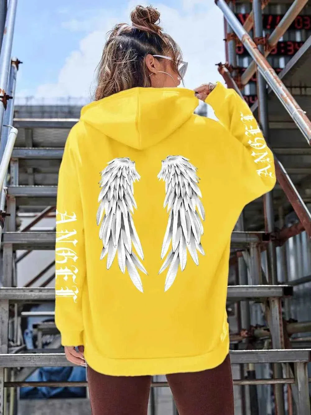 Sweat à capuche Femme Ailes d'Ange