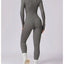 Premium Long Sleeved Yoga Jumpsuit with Zipper