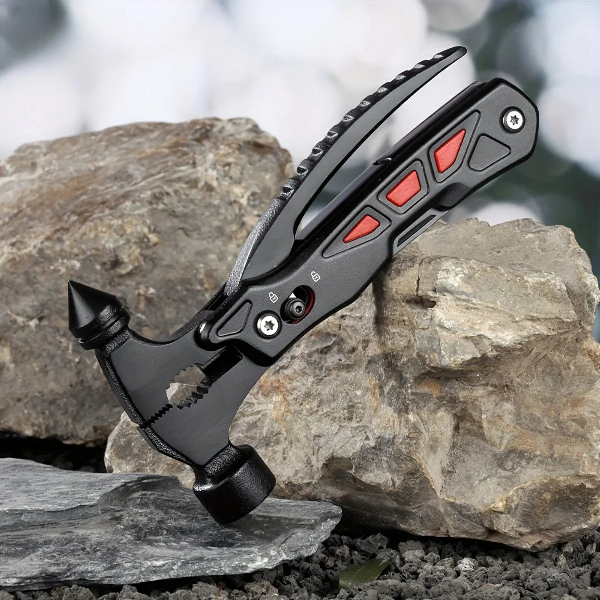 TrailMaster Compact Multitool & Tactical Hammer
