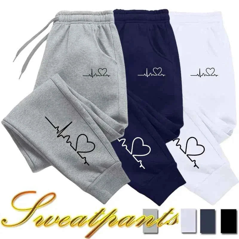 Heart Print Women's Sweatpants