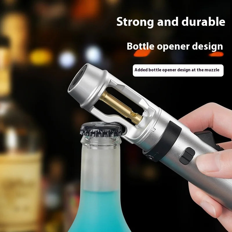 BlazeMaster Windproof Metal Torch for BBQ & Outdoor Cooking