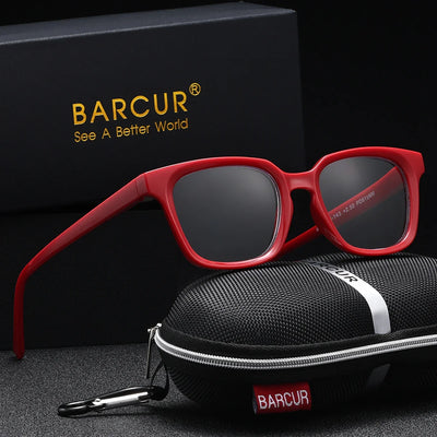 BARCUR Trendy Square Reading Glasses - Blue Light Blocking
