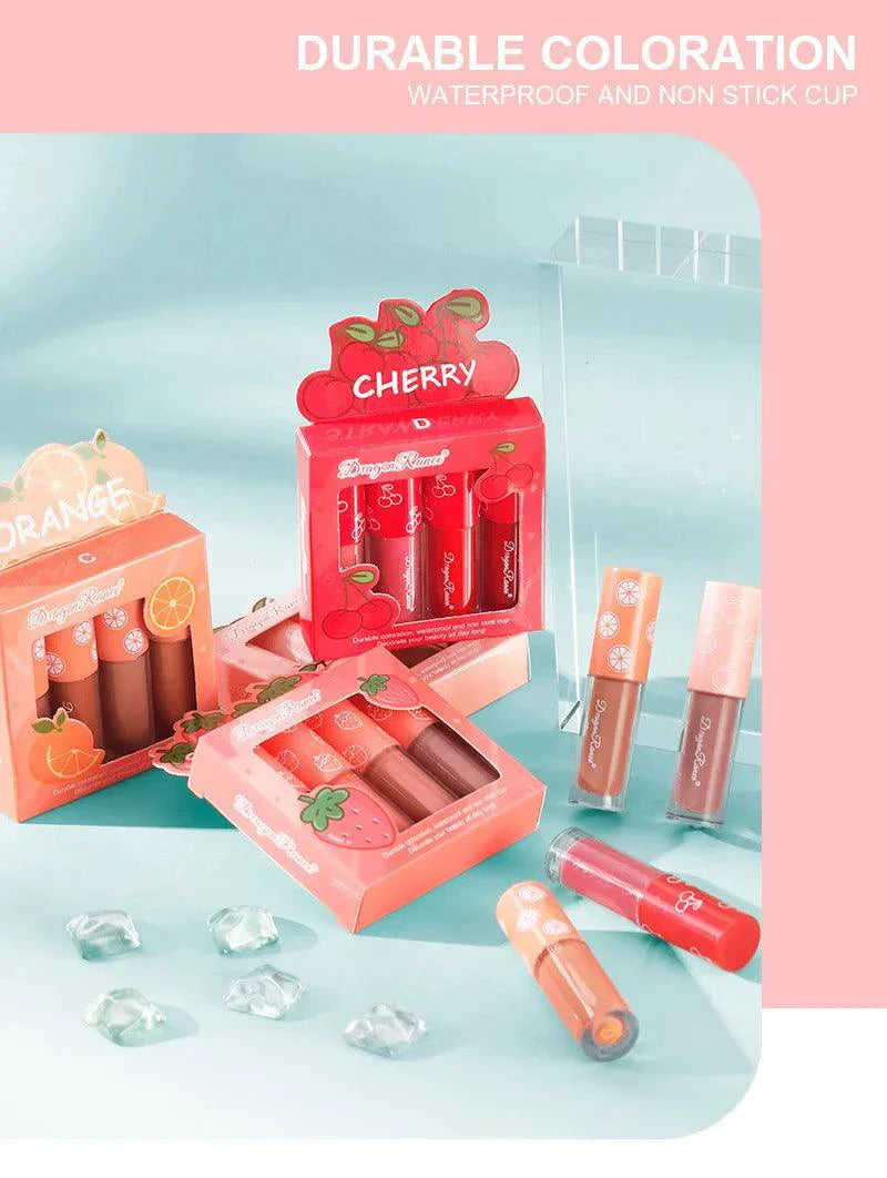 Mini Velvet Matte Lip Gloss Set - 4 Piece Collection