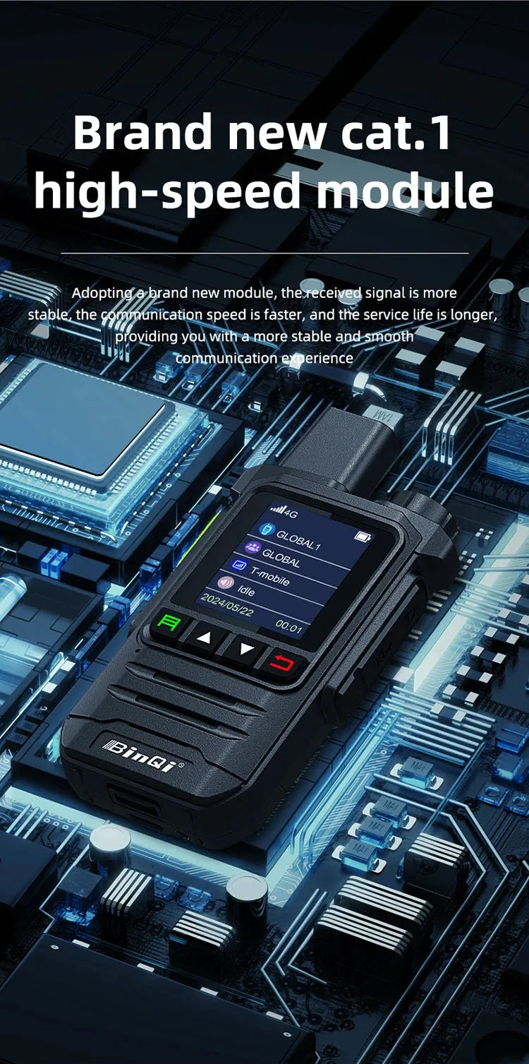 BINQI-K6 Talkie POC 4G - Dispositif de communication mondial
