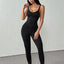 Elegant Black Backless Sling Jumpsuit for Women