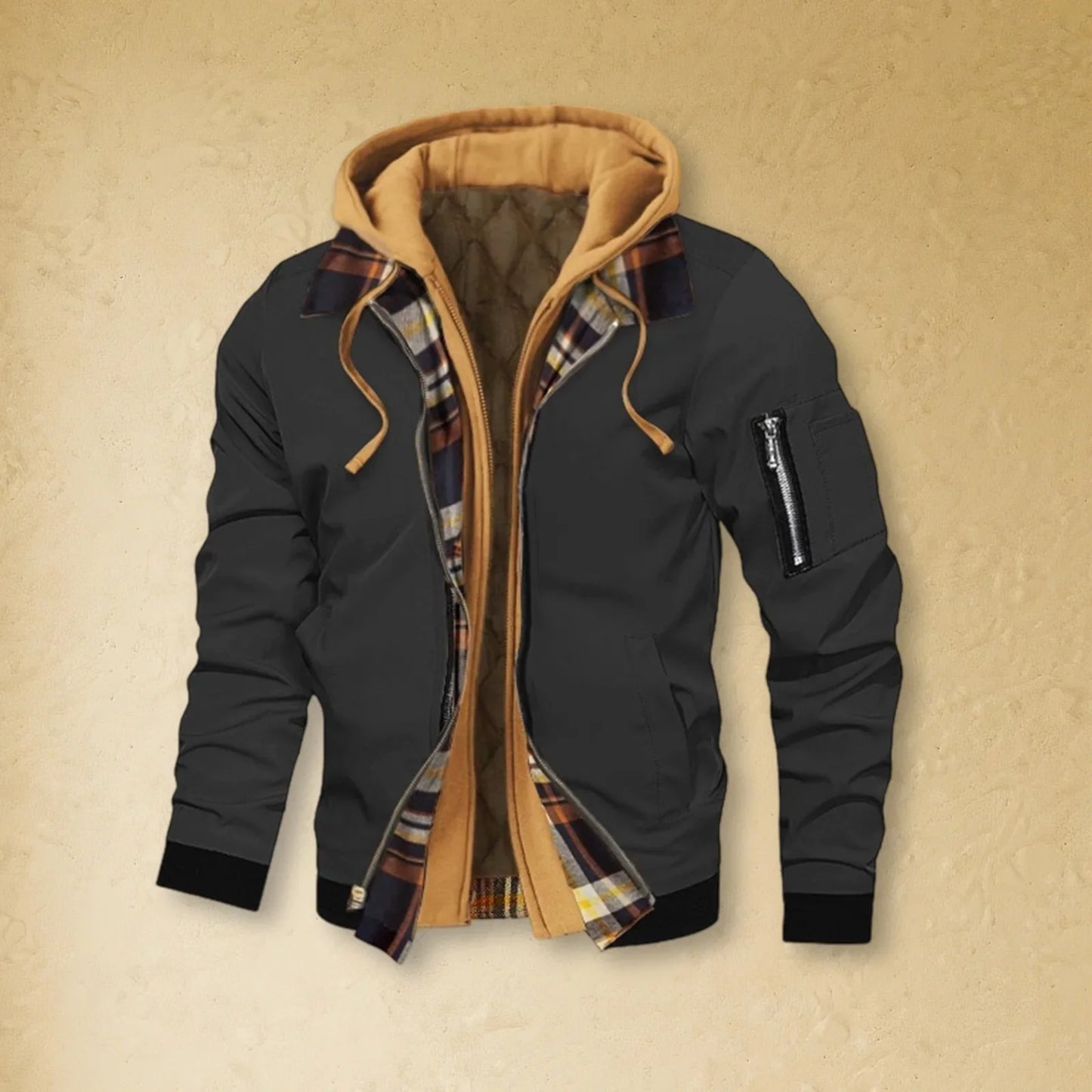 Veste à capuche ChillGuard pour homme - Élégante deux-en-un