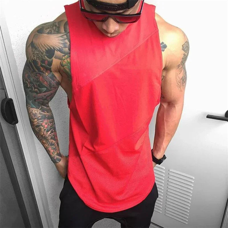 MuscleFlex Stringer Vest: Stylish Activewear Tank