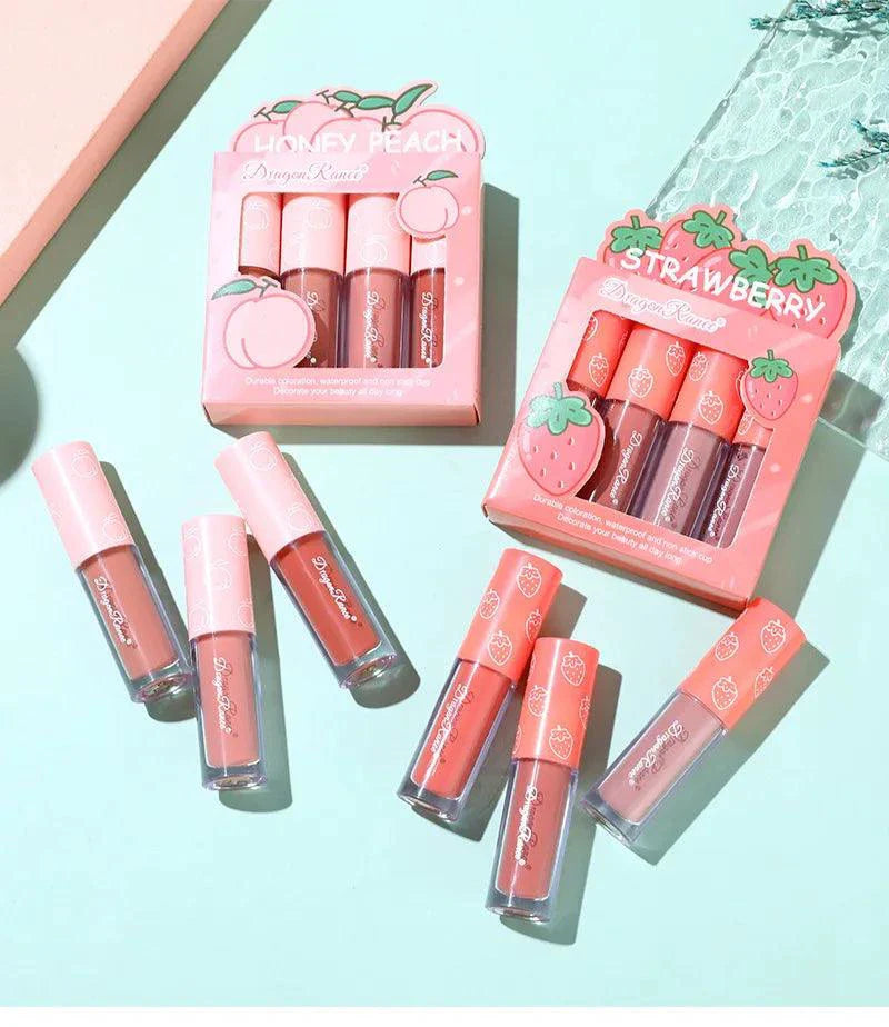 Mini Velvet Matte Lip Gloss Set - 4 Piece Collection