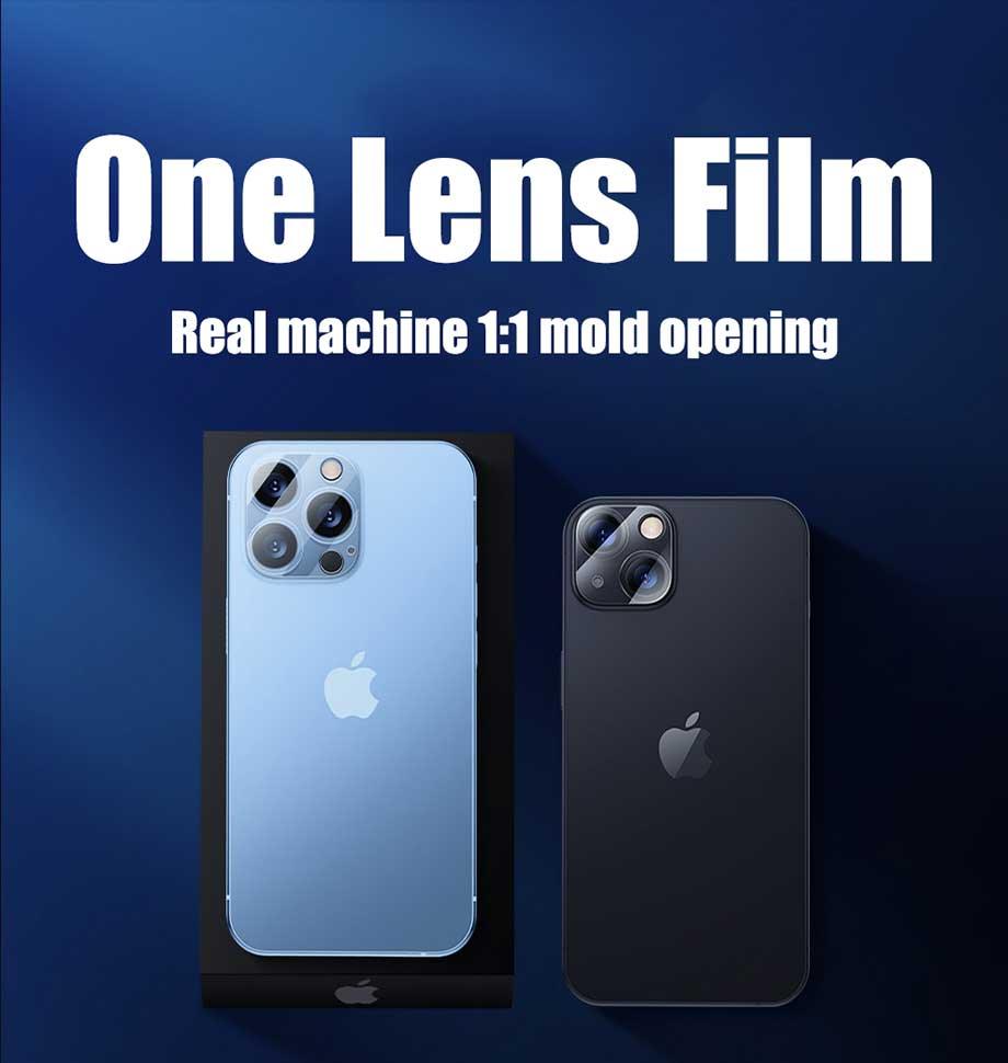 Protecteurs en verre arrière premium pour lentilles d'iPhone