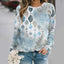 Sudadera Y2K con estampado de flores en 3D - Moda femenina