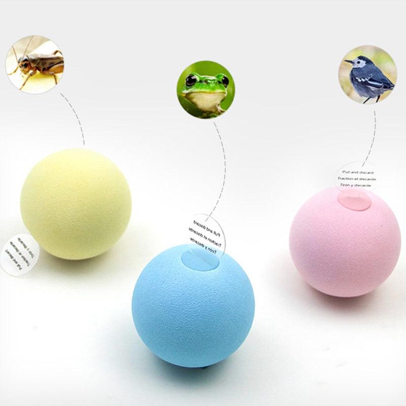 Pelota Interactiva para Gatos con Sonido - 3 Colores