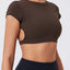 Crop Tops de Yoga Premium de Secado Rápido para Ropa Deportiva