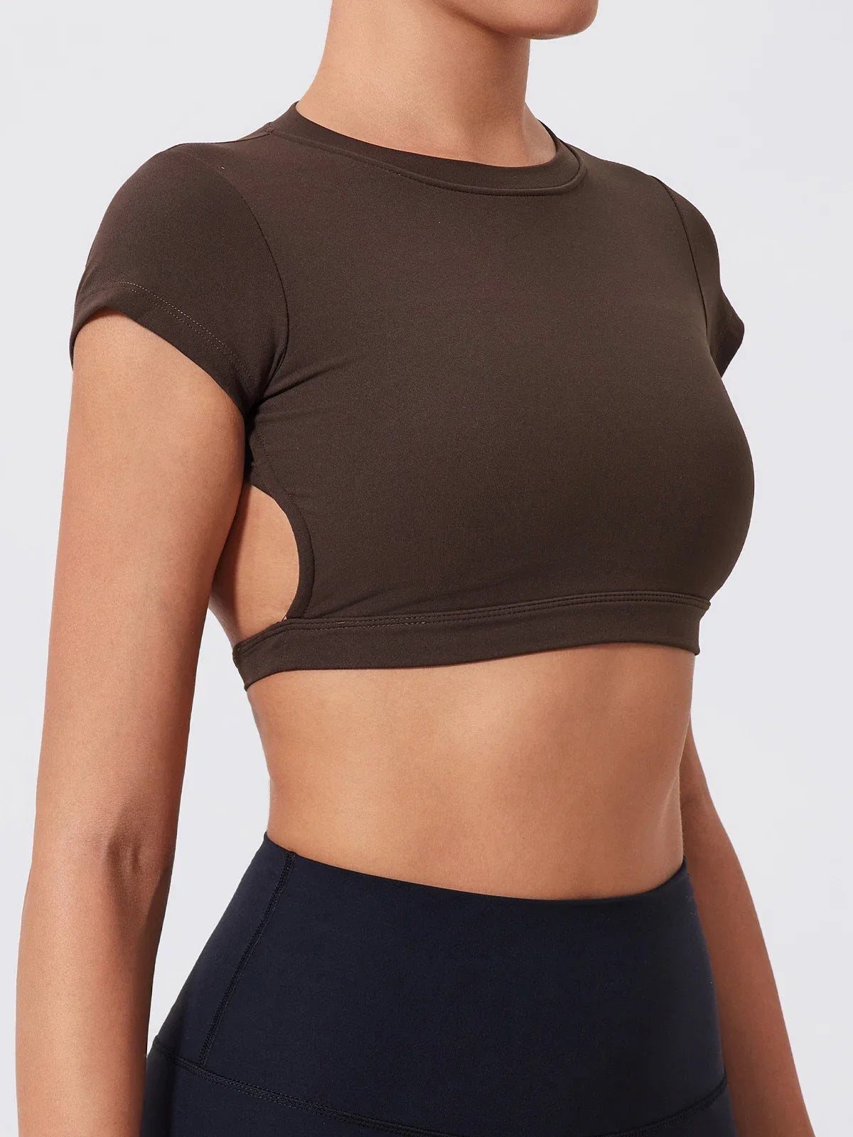 Crop Tops de Yoga Premium de Secado Rápido para Ropa Deportiva