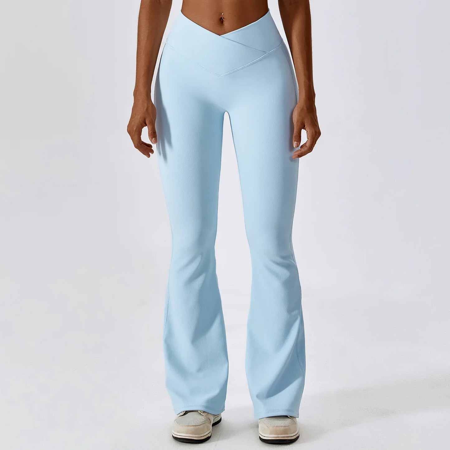 Pantalons de yoga taille haute FlareFit pour femmes