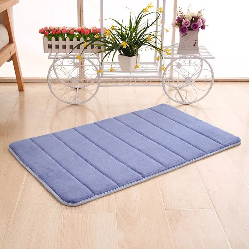 Tapis de bain en mousse à mémoire super absorbante
