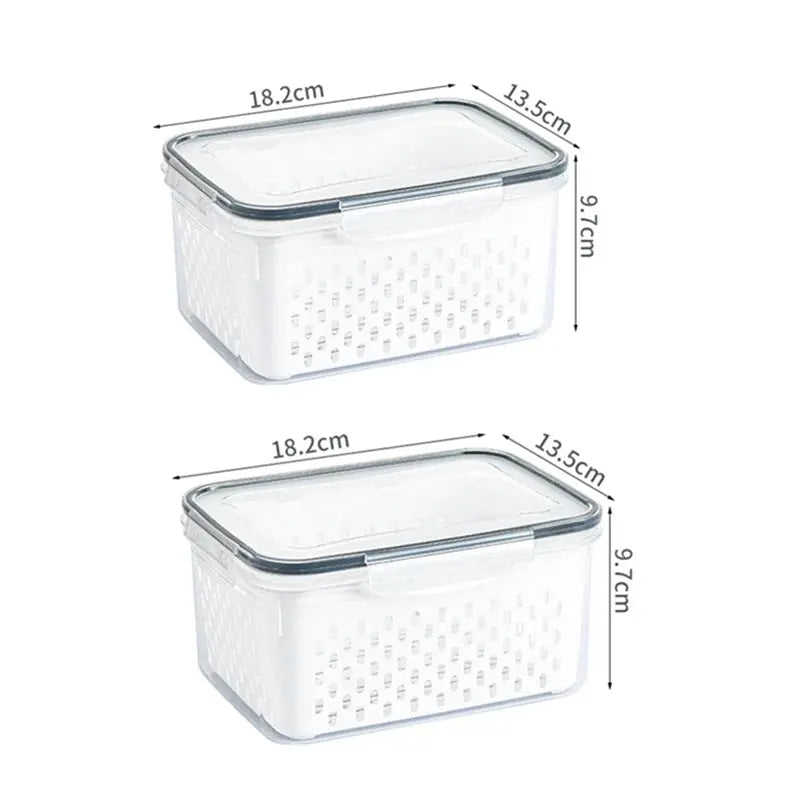 Boîtes de rangement réfrigérateur premium pour une fraîcheur organisée
