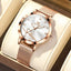 Montre de Luxe pour Femmes OLEVS - Montre à Quartz en Or Rose