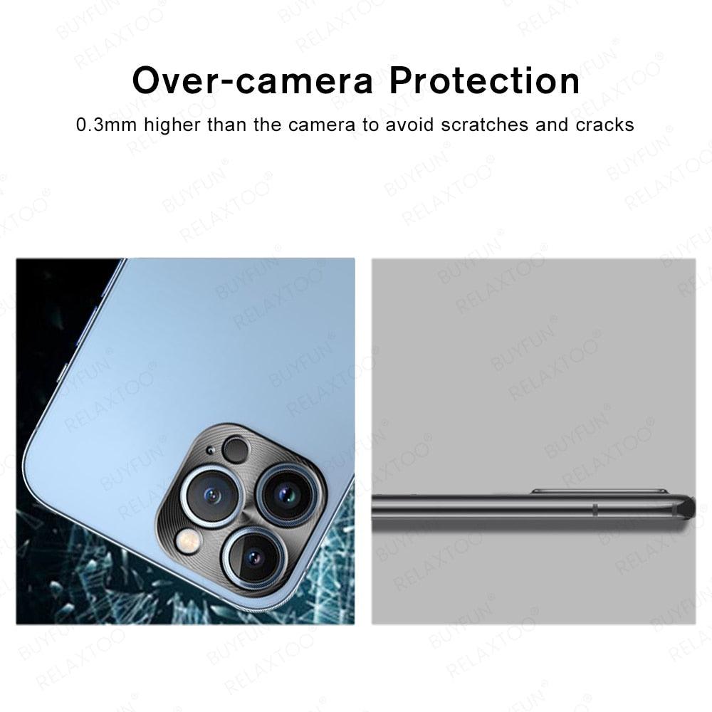 Premium Aluminum Alloy Camera Lens Protector for iPhone 11/12/13/14 Series - Korvel