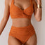 Black Elegance Push-Up Cross Bikini Set