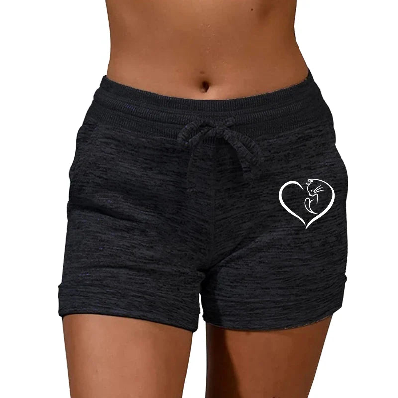 Shorts de sport taille haute SunnyStride pour femmes